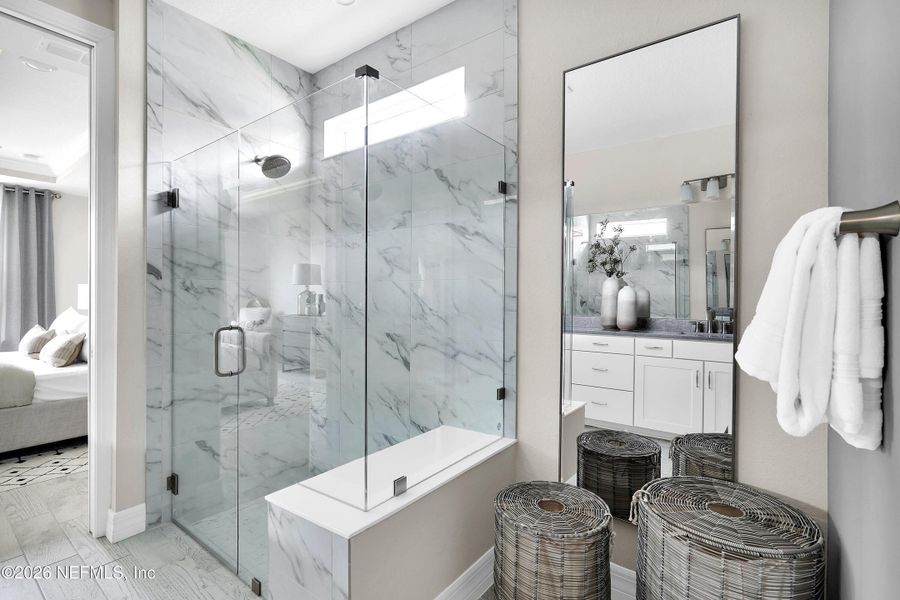 Furnished interior view inside a new home in , Yulee (Image 11). Furnished interior view inside a new home in , Yulee (Image 11).