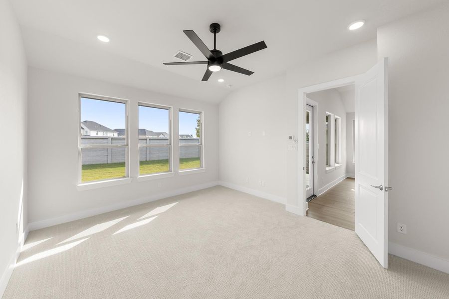 Spacious, unfurnished interior of a new home in Discovery Collection at Painted Tree Village, McKinney (Image 21). Spacious, unfurnished interior of a new home in Discovery Collection at Painted Tree Village, McKinney (Image 21).