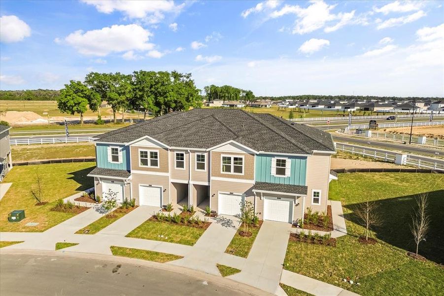 Front exterior of a new home in , Ocala, FL, highlighting curb appeal (Image 20).
