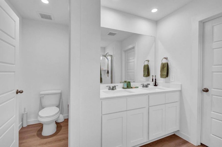 Furnished interior view inside a new home in Riverwood Ranch, Angleton (Image 24).