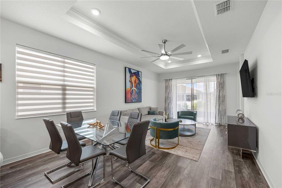 Furnished interior view inside a new home in , Ocala (Image 10).