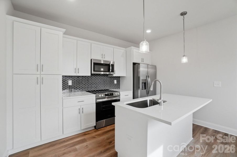 Furnished interior view inside a new home in , Charlotte (Image 15). Furnished interior view inside a new home in , Charlotte (Image 15).