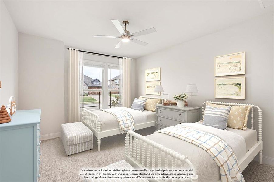 Furnished interior view inside a new home in Terracina, Rockwall (Image 9).