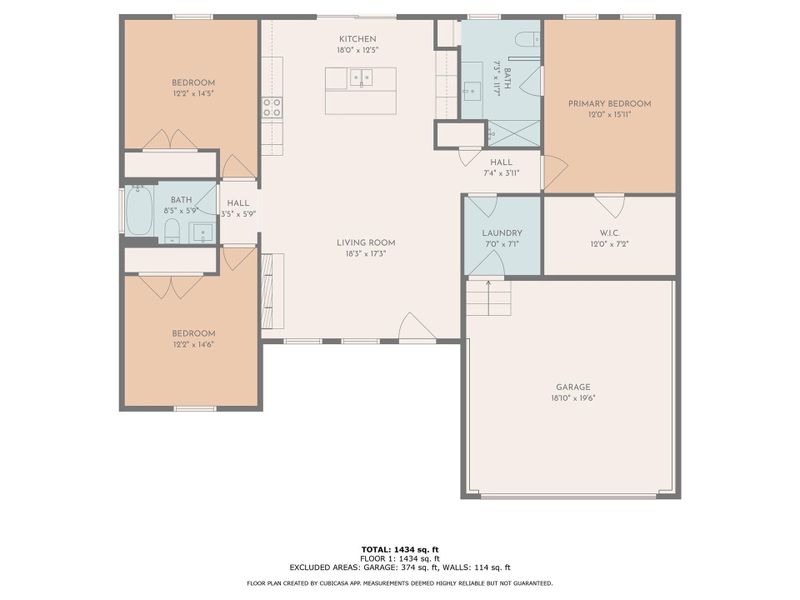 2D floor plan layout of this home in , Statesville, NC (Image 3).