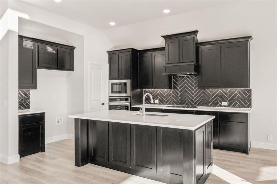 Furnished interior view inside a new home in Mockingbird Hills 60-65, Joshua (Image 16).