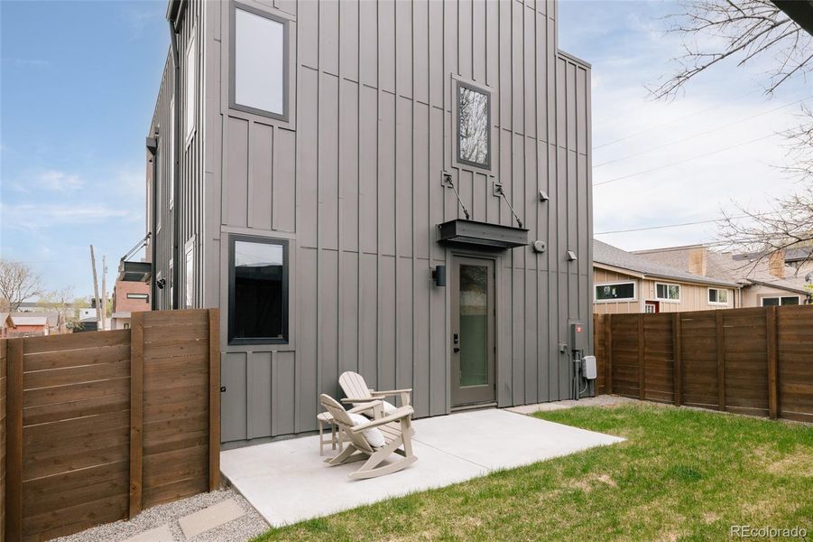 Exterior details and patio area of a home in , Denver (Image 26).