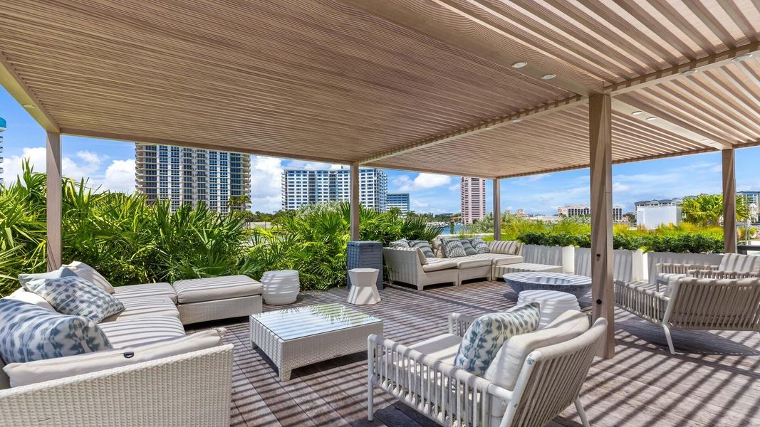 Furnished interior view inside a new home in , Boca Raton (Image 10).