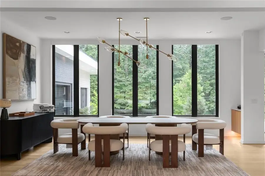 Furnished interior view inside a new home in , Atlanta (Image 18).