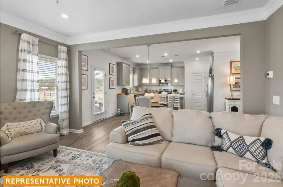 Furnished interior view inside a new home in Rowe Crossing, Newton (Image 9).