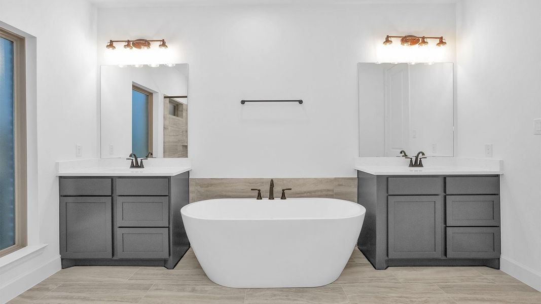 Furnished interior view inside a new home in , League City (Image 6).