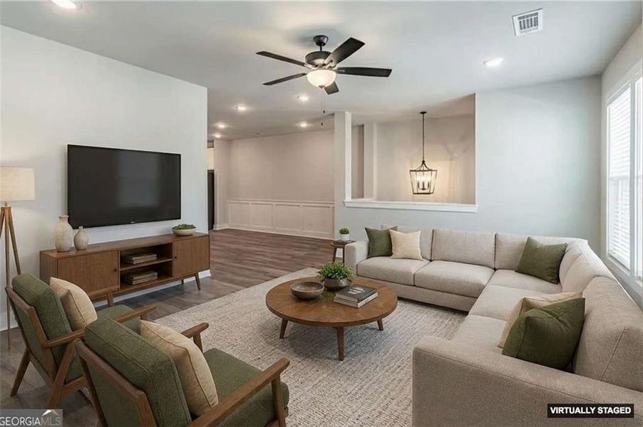 Furnished interior view inside a new home in , Tucker (Image 17).