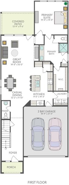 2D floor plan layout of this home in Flora, Hutto, TX (Image 4). 2D floor plan layout of this home in Flora, Hutto, TX (Image 4).