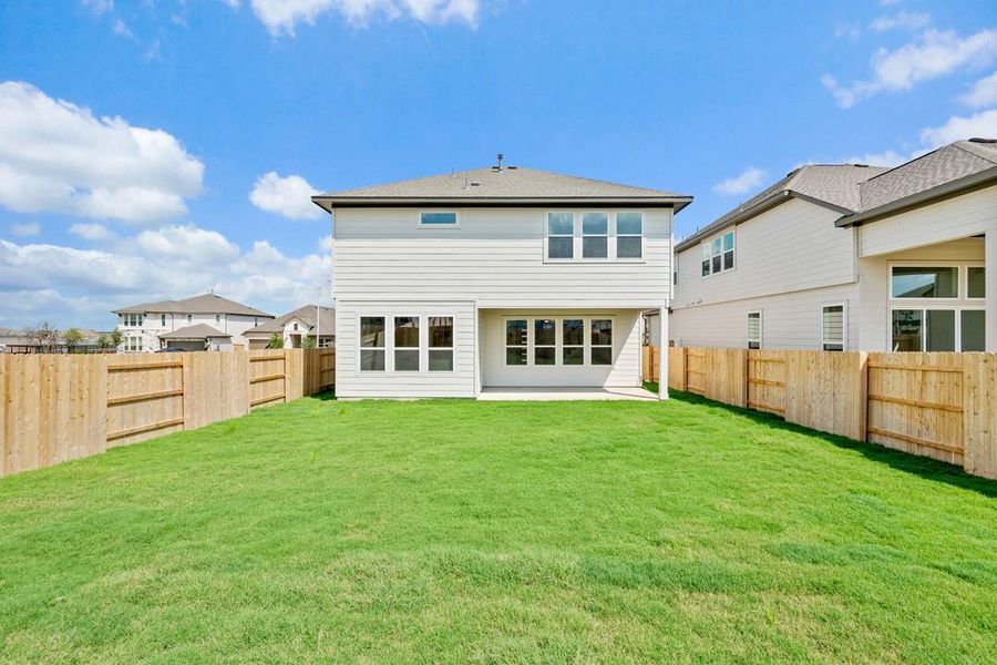Front exterior of a new home in Arbor Collection At Park Central, Georgetown, TX, highlighting curb appeal (Image 23).