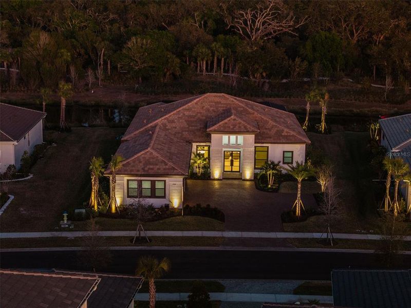 Front exterior of a new home in , Sarasota, FL, highlighting curb appeal (Image 28).