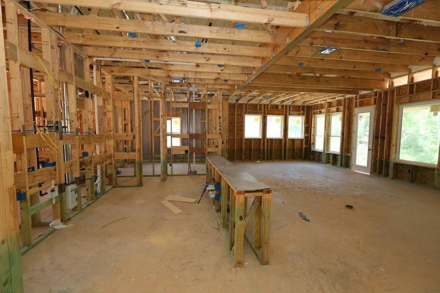 In-progress construction of a new home in The Woodlands Hills - Summit Collection, Willis, TX (Image 36). In-progress construction of a new home in The Woodlands Hills - Summit Collection, Willis, TX (Image 36).