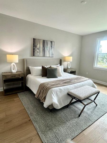 Furnished interior view inside a new home in , Tampa (Image 26).