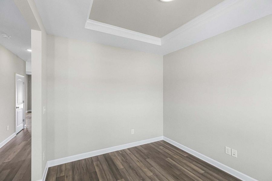 Representative unfurnished interior of a home built from the Magnolia by Caviness & Cates Communities in Bartlett Manor, Youngsville (Image 140).