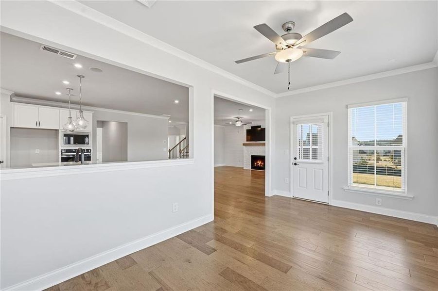 Spacious, unfurnished interior of a new home in Berkeley Mill, Cumming (Image 53). Spacious, unfurnished interior of a new home in Berkeley Mill, Cumming (Image 53).
