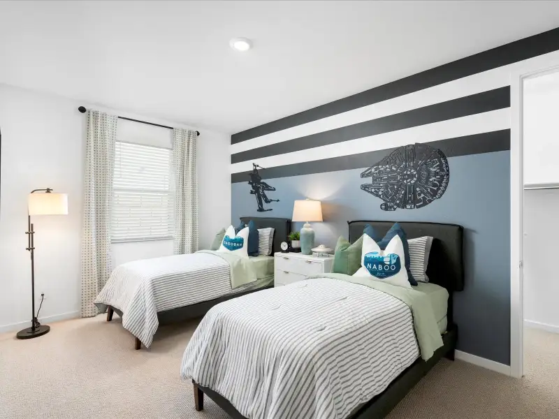 Furnished interior view inside a new home in Mountain View Estates Signature Series, Buckeye (Image 17).