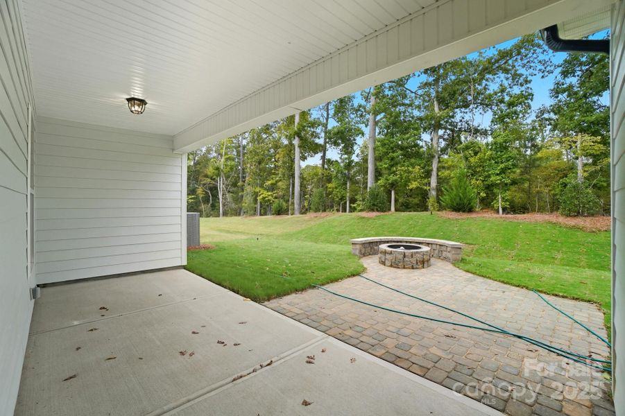 Exterior details and patio area of a home in Heritage - 55+ Community, Indian Trail (Image 20). Exterior details and patio area of a home in Heritage - 55+ Community, Indian Trail (Image 20).