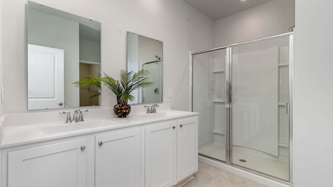 Representative furnished interior of a home built from the CALI by D.R. Horton in Sandridge Park, Little River (Image 22).