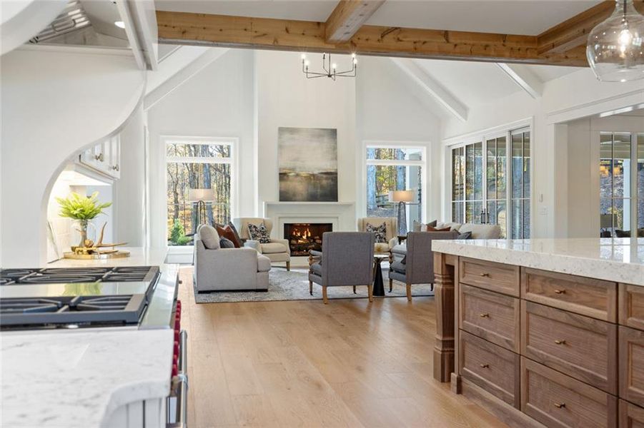 Furnished interior view inside a new home in , Canton (Image 16).