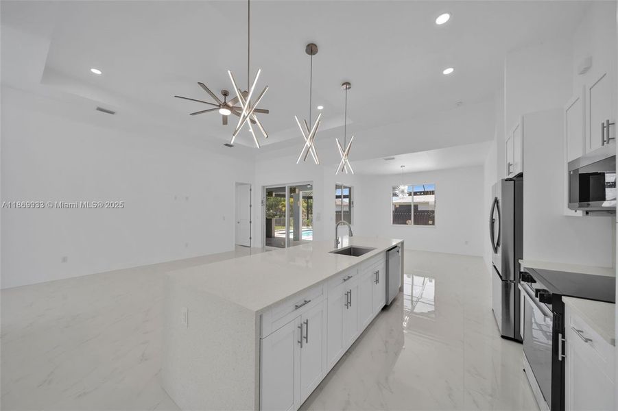 Furnished interior view inside a new home in , Cape Coral (Image 7).