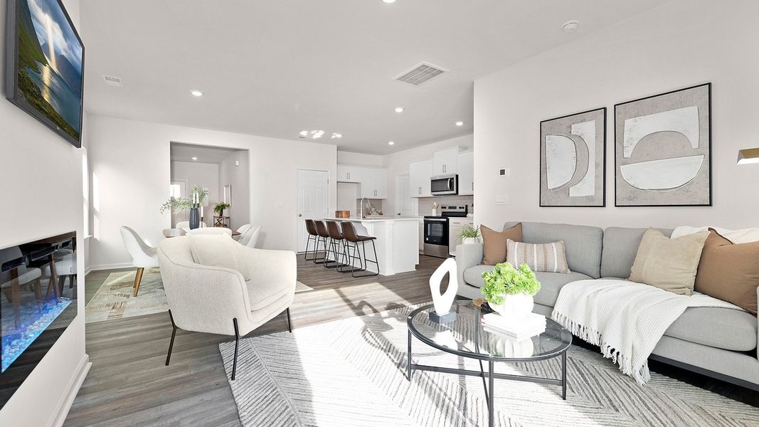 Representative furnished interior of a home built from the Plan by D.R. Horton in Valley View, Waynesville (Image 11). Representative furnished interior of a home built from the Plan by D.R. Horton in Valley View, Waynesville (Image 11).