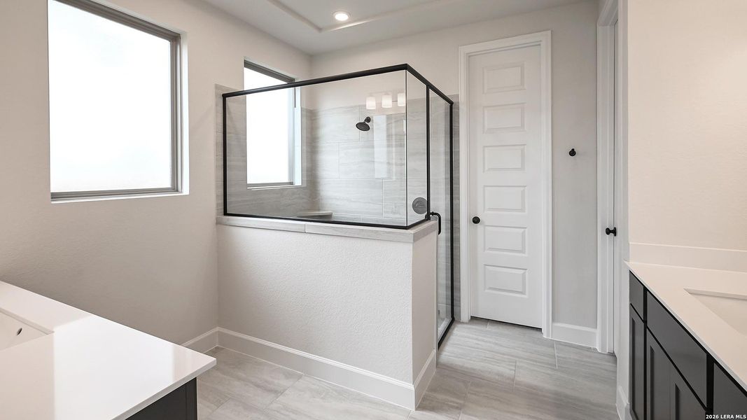 Furnished interior view inside a new home in The Parklands, Schertz (Image 14).
