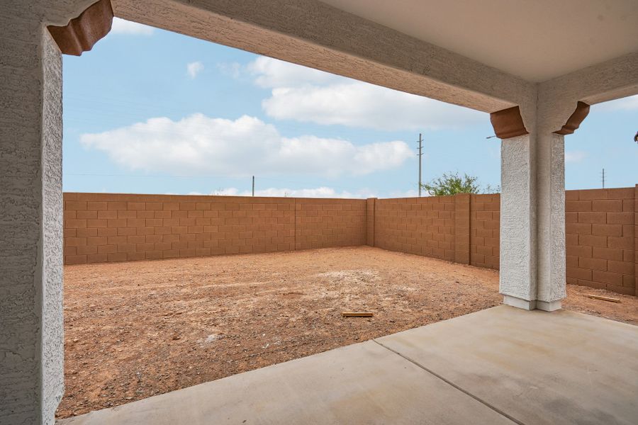Exterior details and patio area of a home in Rancho Mercado, Surprise (Image 4).