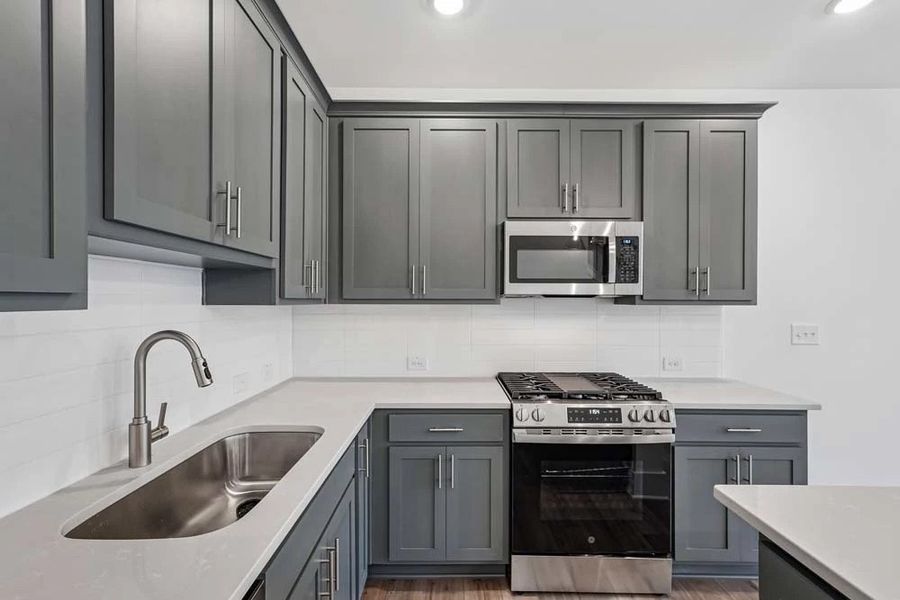 Sample Photo: Kitchen featuring Minimalist Collection Finishes