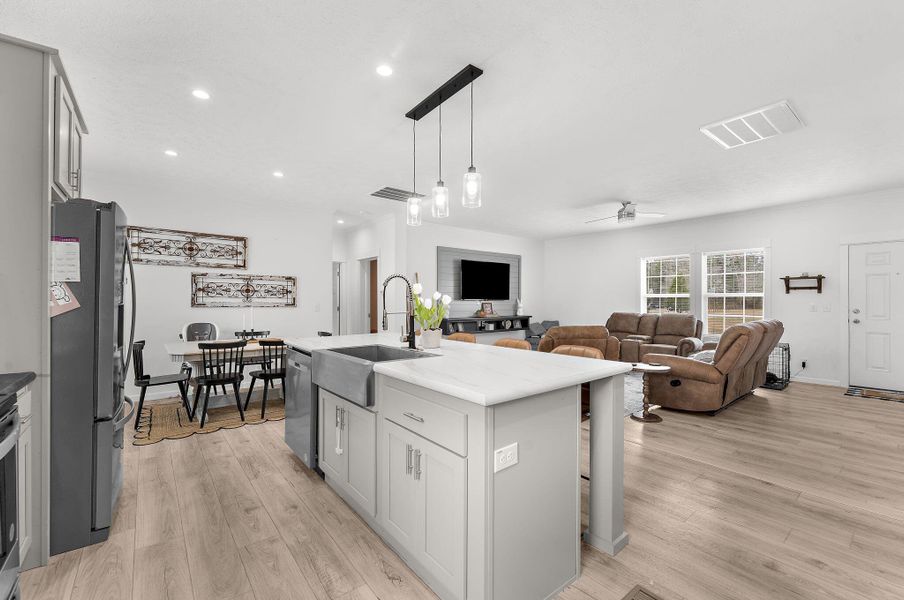 Furnished interior view inside a new home in , Cross (Image 25). Furnished interior view inside a new home in , Cross (Image 25).