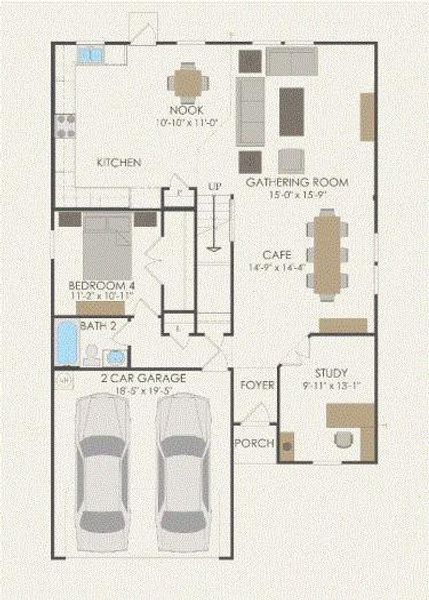 Pulte Homes, Mesilla floor plan