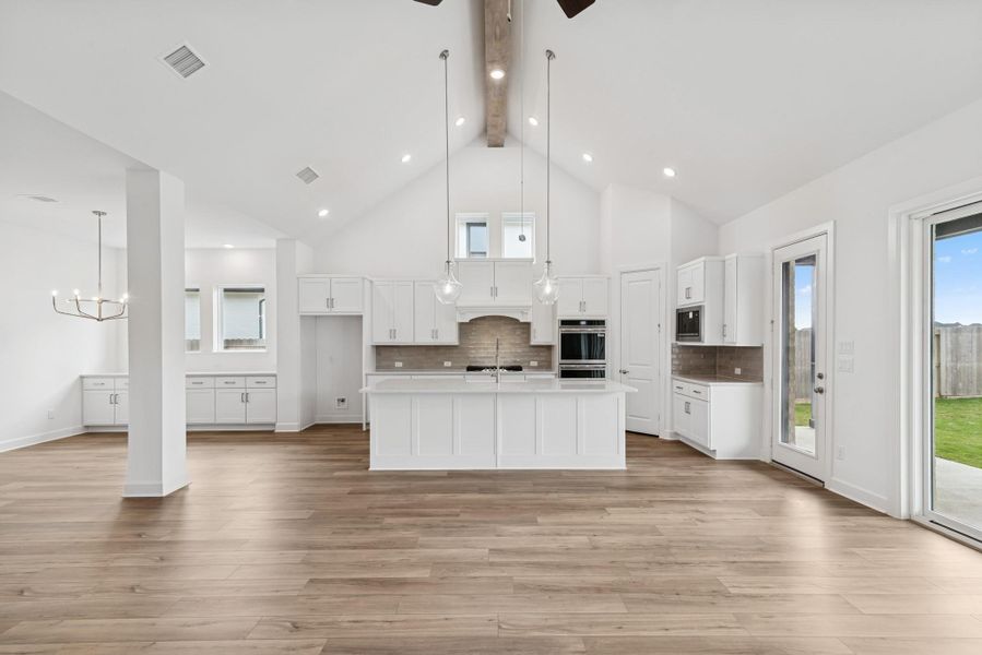 Furnished interior view inside a new home in Jordan Ranch 70' Homesites, Fulshear (Image 8).