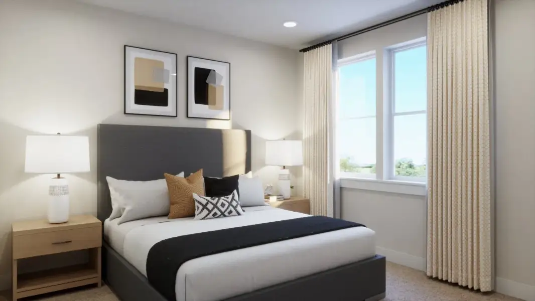 Representative furnished interior of a home built from the 2 Interior by Trumark Homes in Berkeley Villas, Denver (Image 11).