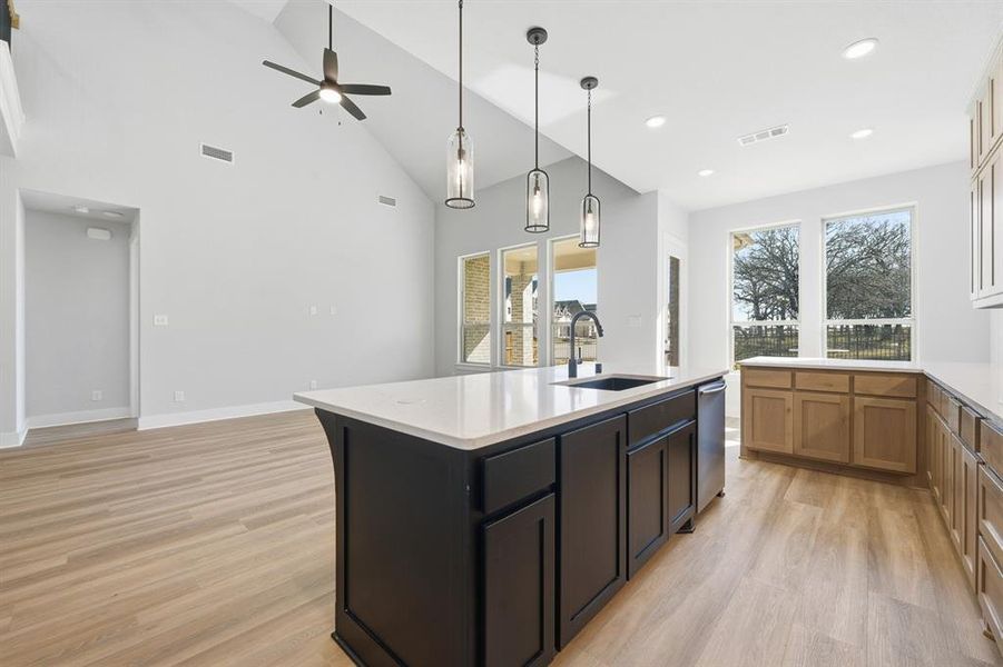 Furnished interior view inside a new home in Wildridge, Oak Point (Image 12).