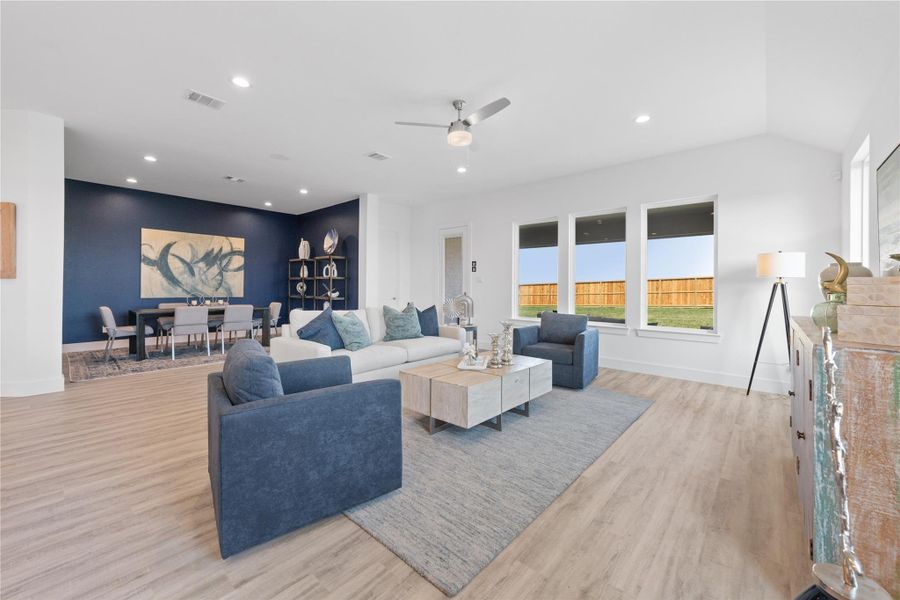 Furnished interior view inside a new home in River Ranch Estates, Dayton (Image 18).