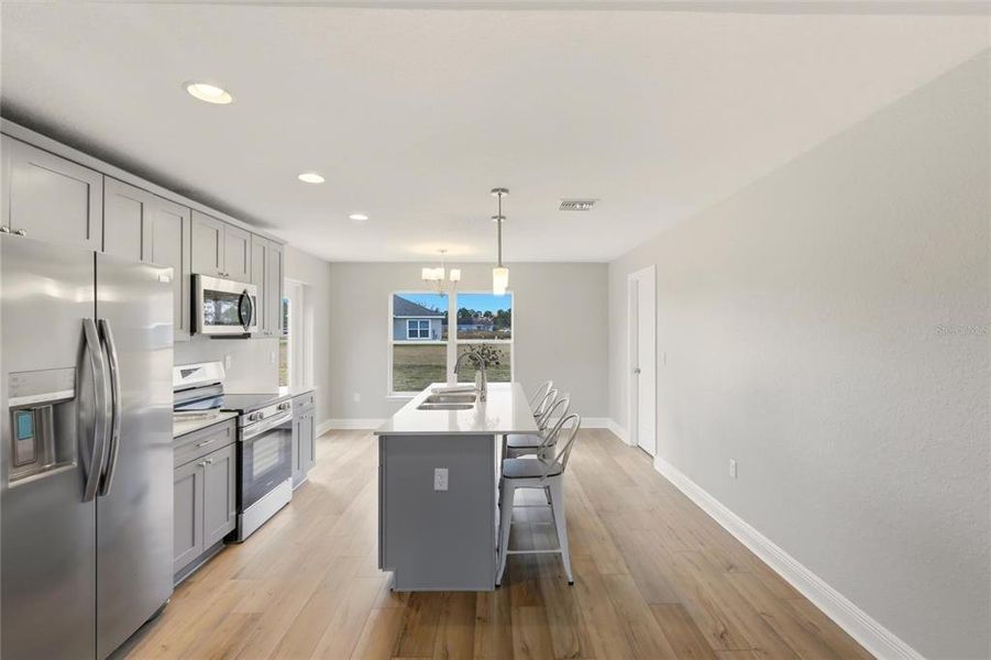 Furnished interior view inside a new home in , Sebring (Image 13).
