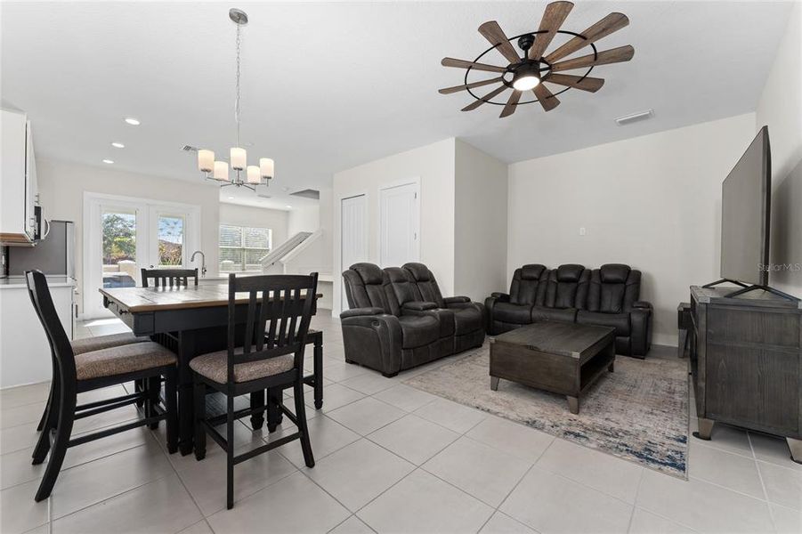 Furnished interior view inside a new home in Brentwood Landing, Oviedo (Image 16).