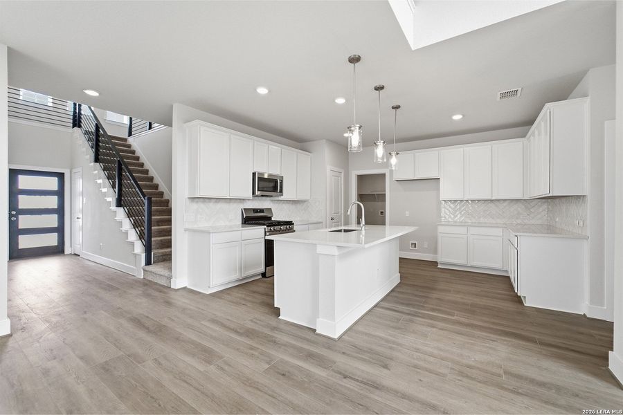 Furnished interior view inside a new home in Hickory Ridge, Elmendorf (Image 6).