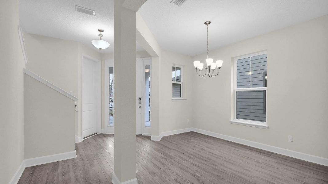 Representative unfurnished interior of a home built from the The Fanning by Providence Homes (Florida) in Reflections at Nocatee, Nocatee (Image 15).