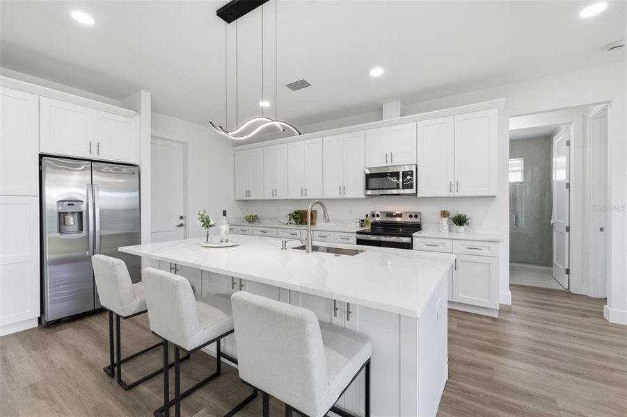 Furnished interior view inside a new home in , Brooksville (Image 17).