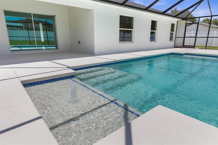Exterior details and patio area of a home in , Palm Coast (Image 4). Exterior details and patio area of a home in , Palm Coast (Image 4).