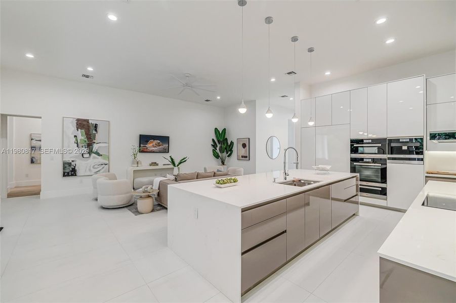 Furnished interior view inside a new home in , Biscayne Park (Image 49).