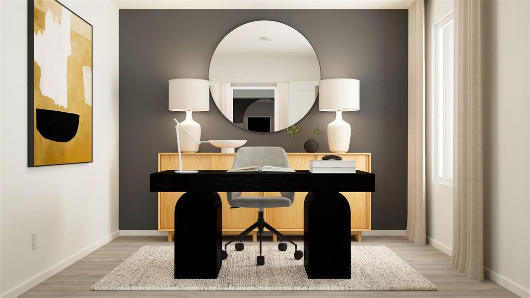 Furnished interior view inside a new home in , Hutto (Image 16). Furnished interior view inside a new home in , Hutto (Image 16).