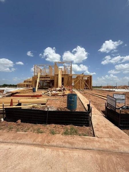In-progress construction of a new home in Evergrove, Richmond, TX (Image 13).