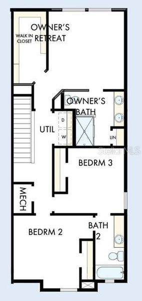 2D floor plan layout of this home in , Daytona Beach, FL (Image 2). 2D floor plan layout of this home in , Daytona Beach, FL (Image 2).