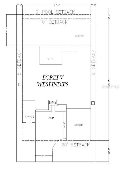 2D floor plan layout of this home in , Venice, FL (Image 5). 2D floor plan layout of this home in , Venice, FL (Image 5).
