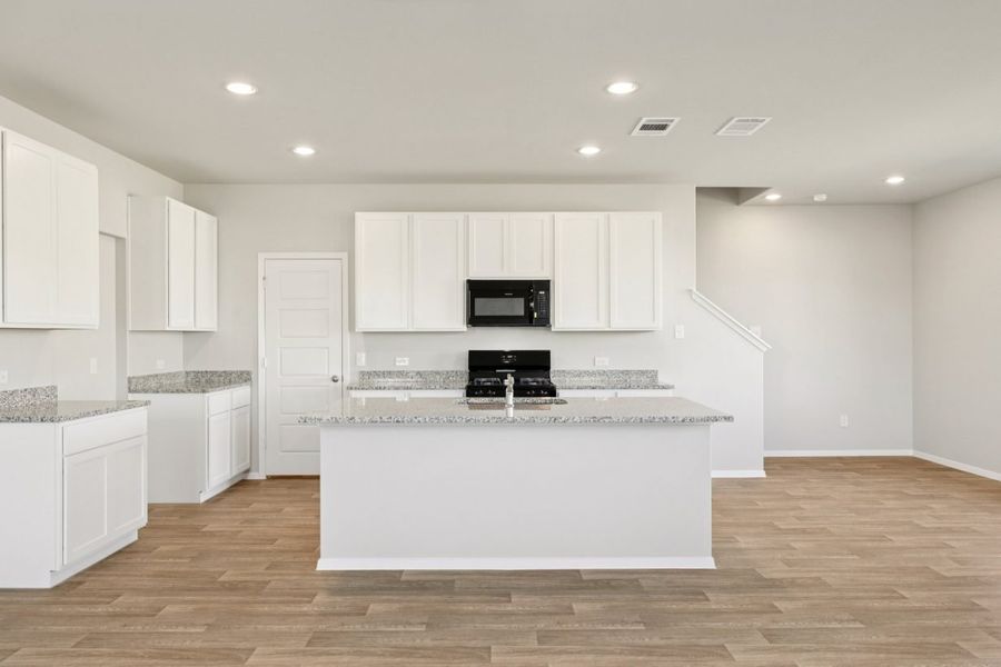 Representative furnished interior of a home built from the Azalea 1668 by Brohn Homes in Azalea, Pattison (Image 5).