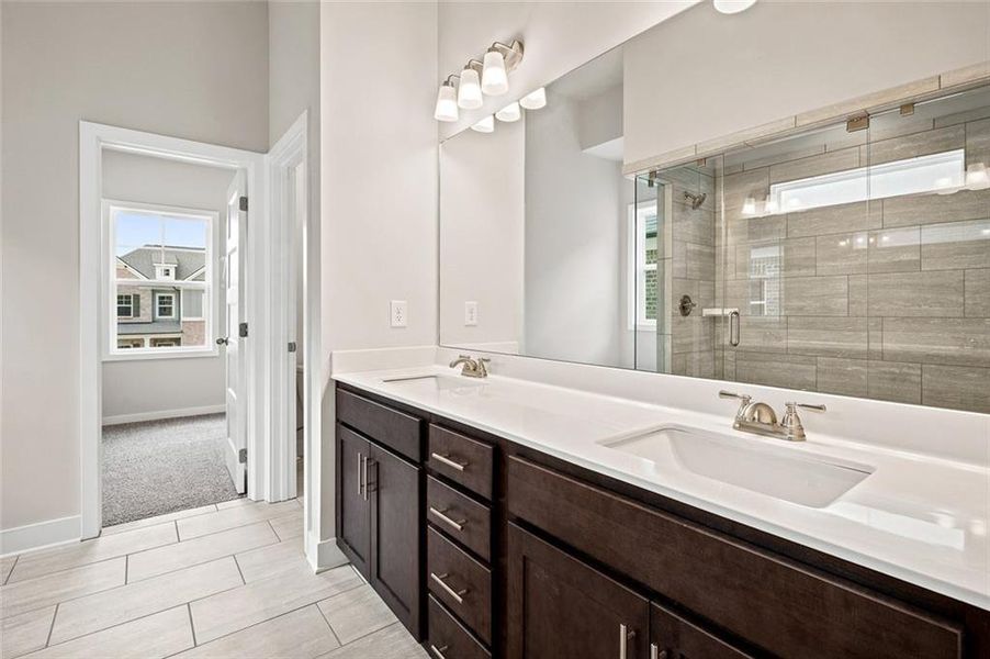 Furnished interior view inside a new home in Pinecrest Ridge, Dacula (Image 18).